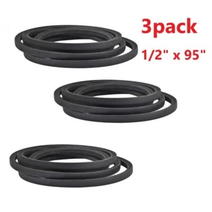 Paquete de 3 cinturones de cubierta para cortadora de césped de 42" para artesano Husqvarna #144959 532144959 - Imagen 1 de 6