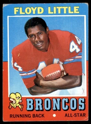 1971 TOPPS FLOYD LITTLE DENVER BRONCOS #110 VG+ - Image 1 of 2