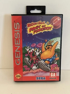 ToeJam & Earl In Panic On Funkotron Sega Genesis W/Case Tested Working - Image 1 of 3