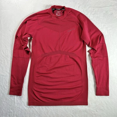 Capa base Craft Active Intensity manga larga para mujer mediana sin costuras roja Foto 1 de 4
