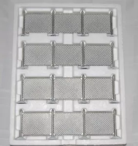 Dept 56 Village Accessories Set Of 4 Chain Link Fence Extensions NIB - Picture 1 of 3