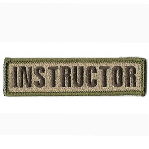 INSTRUCTOR TACTICAL MILITARY SWAT USA ARMY BADGE EMBROIDERED PATCH - Picture 1 of 4