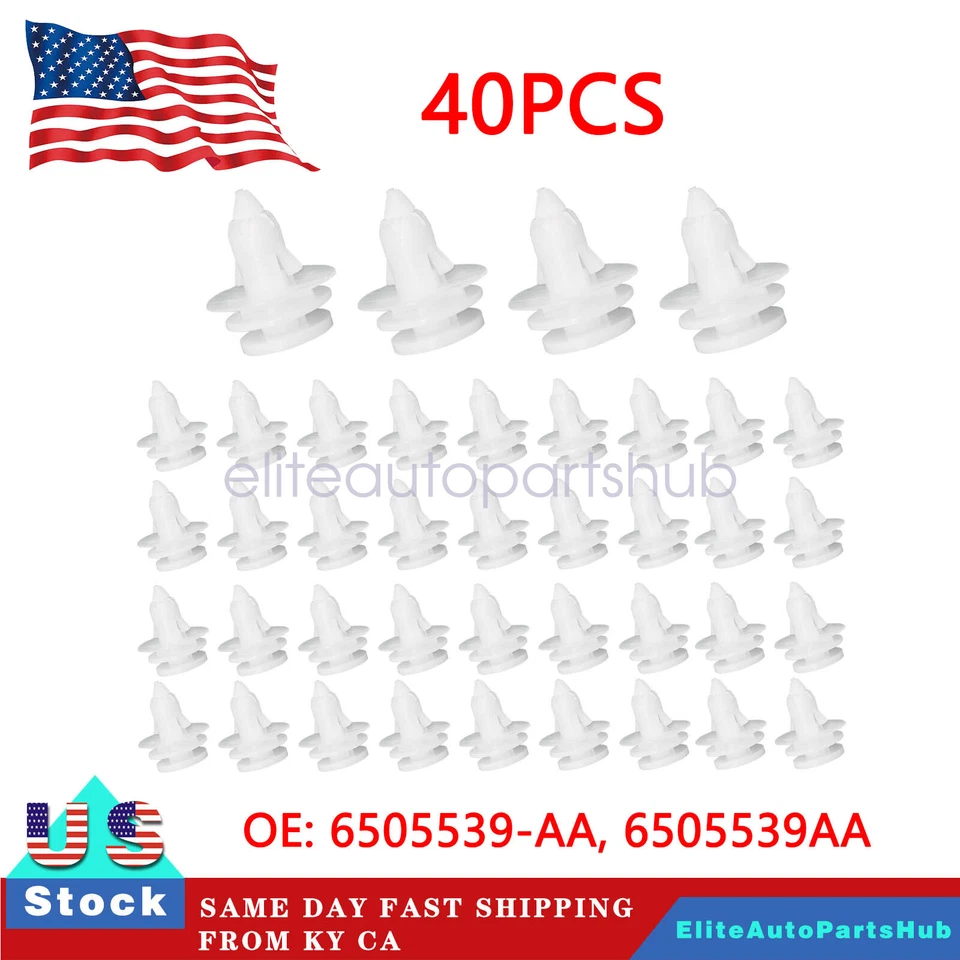 Fits Chrysler Dodge Jeep Plymouth 6505539AA 40X Door Trim Panel Retainer Clips - Изображение 1 из 4