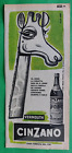 Cinzano Vermouth Blanc Publicité D'Origine 1956 Girafe