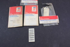 Juego de etiquetas de interruptor Harley Davidson cabeza de pala AMF FLT FX 46902-75 NUEVO EN STOCK - Imagen 1 de 13