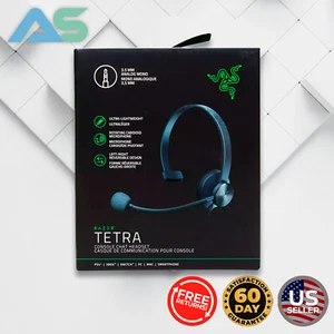 π Razer Tetra Streaming Lightweight Headset for PC, Xbox, PS4, Nintendo Switch - Picture 1 of 12
