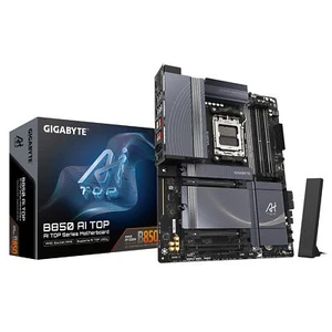 GIGABYTE B850 AI TOP Motherboard - AMD Ryzen 9000 Series CPUs, 16+2+2 Phases ... - Afbeelding 1 van 6
