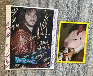 FOTO FIRMADA POR VAL KILMER 1/1 8x10 John Holmes Wonderland arte porno estrella prueba certificado de autenticidad - Imagen 1 de 6
