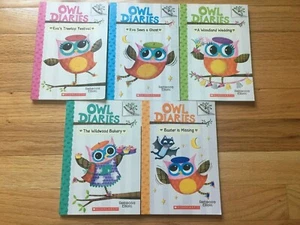 Owl Diaries Branches Early Chapter Paperback Childrens Books Bundle Lot Of 5 - Picture 1 of 1