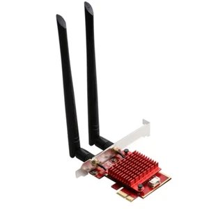 Wi-Fi 6 Network Card 5400Mbps WiFi 6e PCIE 802.11AX Tri Band Wireless WiFi AX210 - Picture 1 of 10