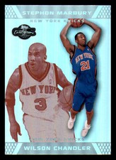 2007-08 Topps Co-Signers Silver Red Foil #75 Wilson Chandler/Stephon Marbury /39