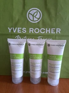 Yves Rocher Maschera Purificante All'argilla SEBO VEGETAL 75 ml Cadauno - Picture 1 of 2