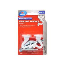 Zenith 10 / 15kg White Small Ceiling Hook - 2 Pack