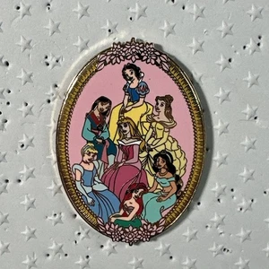 Disney Auctions Pin LE 1000 Princess Cameo Group Frame Ariel Belle Mulan Snow - Picture 1 of 2