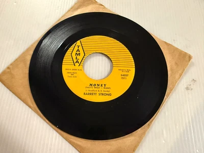BARRETT STRONG Money/Oh I Apologize MONO 7" SINGLE 1959 Tamla 54027 ORANGE LABEL - Image 1 of 4