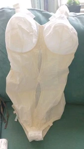 Vintg Playtex I Can’t Believe It’s A Girdle All In One Bodysuit Garter Tabs 36D - Imagen 1 de 6