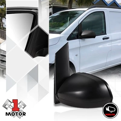 [Left] Driver Side Manual Door Mirror Foldable for 16-18 Mercedes-Benz Metris Foto 1 de 4