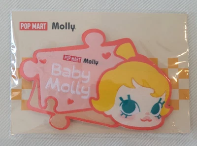 Auténtico POP MART - Parche de cierre de gancho y bucle para almohadilla de cabello Baby Molly Foto 1 de 2