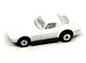Matchbox 15 Corvette Grand Sport rare plain white, chrome interior, mint! - Picture 1 of 3