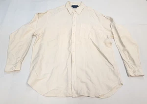 Ralph Lauren Tilden Shirt Mens XL Silk Linen Button Up Long Sleeve Golf Polo - Picture 1 of 9