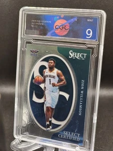 Zion Williamson 2023/24 Panini Select Certified Silver Prizm CGC 9 Pelicans  - Picture 1 of 3