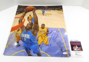 Foto a color firmada por Dwight Howard 16 x 20 Magic JSA Auto AR90598 - Imagen 1 de 3