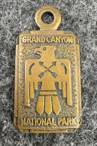 Vintage BATES & KLINKE Grand Canyon National Park Pendant Bronze Souvenir Travel - Picture 1 of 3