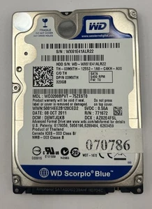 Western Digital Scorpio Blue 320GB Internal 5400RPM 2.5" (WD3200BPVT) HDD - Picture 1 of 4