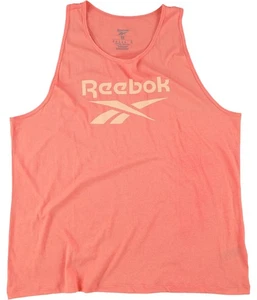 Reebok Womens Identity Racerback Tank Top, Orange, Plus Size, 2X - Picture 1 of 2