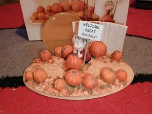 Hallmark Peanuts Linus and The Great Pumpkin 2006 parche base y adorno con caja - Imagen 1 de 9