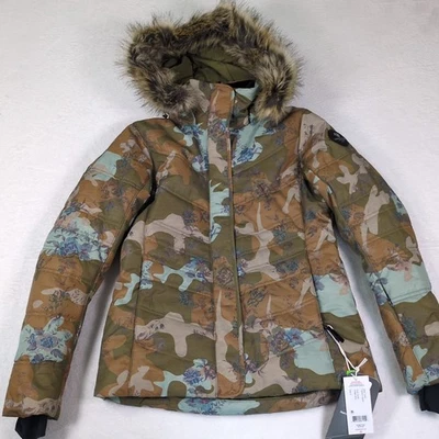 New Obermeyer Tuscany II Insulated Jacket - Women's Size 4 Ski Snowboard Floral - Image 1 of 4