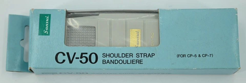 Correa de hombro vintage NOS Sansui CV-50 para boomboxes CP-5 y CP-7 NUEVO Foto 1 de 1