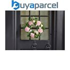 Smart Garden Artificial Peony Door Wreath Pink Realistic Flowers UV Resistant