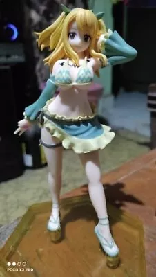 Anime Fairy Tail Lucy Heartfilia Aquarius PVC Figure NEW NO BOX 17cm • 19.99£