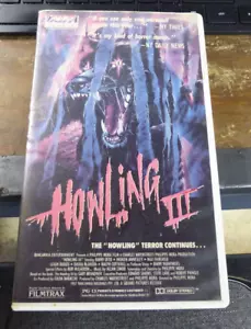Howling III 3 Barry Otto, Female Werewolf VHS Tape Movie - Picture 1 of 3