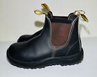 Blundstone Men’s Pull On Brown Leather Steel Cap Boots Size US 8 1/2 Aus/UK 7.5