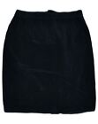 Persona Womens Velvet Pencil Skirt W28 Medium Black Cotton Ie14