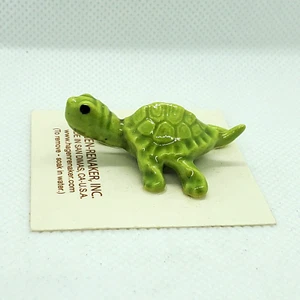 Hagen Renaker Mama Turtle figurine green box turtle 1.75 x 3/4in NEW - Picture 1 of 5