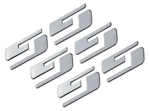 3pcs SS Emblems Badges Nameplate 3D Logo For Silverado Sierra Chrome - Picture 1 of 5