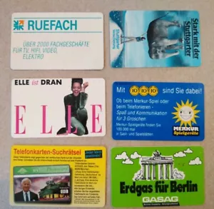 #622TK Telefonkarten Phonecard Deutschland 6x S Karte - Bild 1 von 2