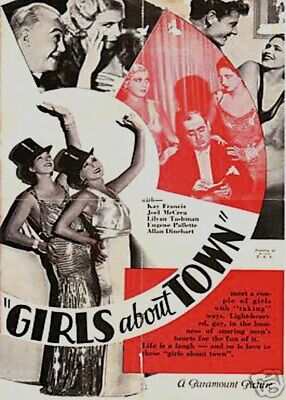 Girls About Town DVD - Kay Francis Dir. Cukor Pre-Code Comedy Romance 1931 • 4.21€