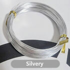 Aluminium Modelling Jewellery Craft Wire Diameter 1Mm 2Mm 3Mm, 5M/Roll 11 Colors