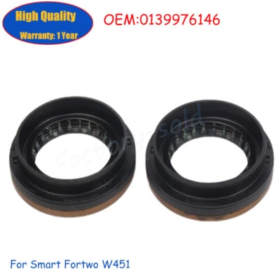 Set of 2 Axle Differential Seal Ring Left Right For Smart Fortwo W451 0139976146 - Image 1 of 4