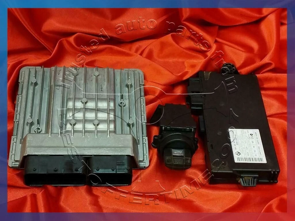BMW E82 E90 E60 E70 1 3 5 X5 2.8i 3.0si N52N ENGINE DME MSV80 CAS3 KEY LOCK SET - Изображение 1 из 4
