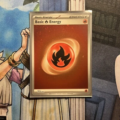 Basic Fire Energy (Cosmos Holo) 002 Sv01: Scarlet & Violet Base Set Holo - Image 1 of 3