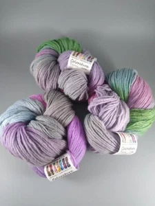 HPKY Coloratura Yarns Merino Handspun 3 Skeins Wool Hand Painted Chunky Yarn - Picture 1 of 5