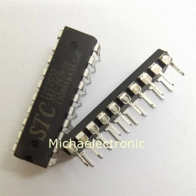 5pieces STC12C2052 STC12C2052AD-35I Genuine NEW STC DIP-20 - Image 1 of 4