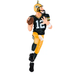 Hallmark 2014 Legends Aaron Rodgers Green Bay Packers Christmas Ornament Used - Picture 1 of 5