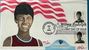 Pugh Hand Painted 3422 Woman Olympic Legend Wilma Rudolph  - Picture 1 of 2