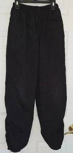 REEBOK Black Lined Nylon Athletic Pants - Child Large - Picture 1 of 2